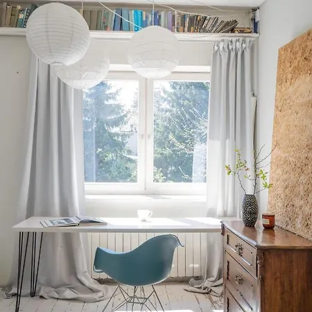 White Loft Stare Bielany Vintage Slow Apartment *